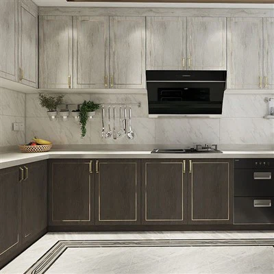 Mobili da cucina marrone scuro moderni